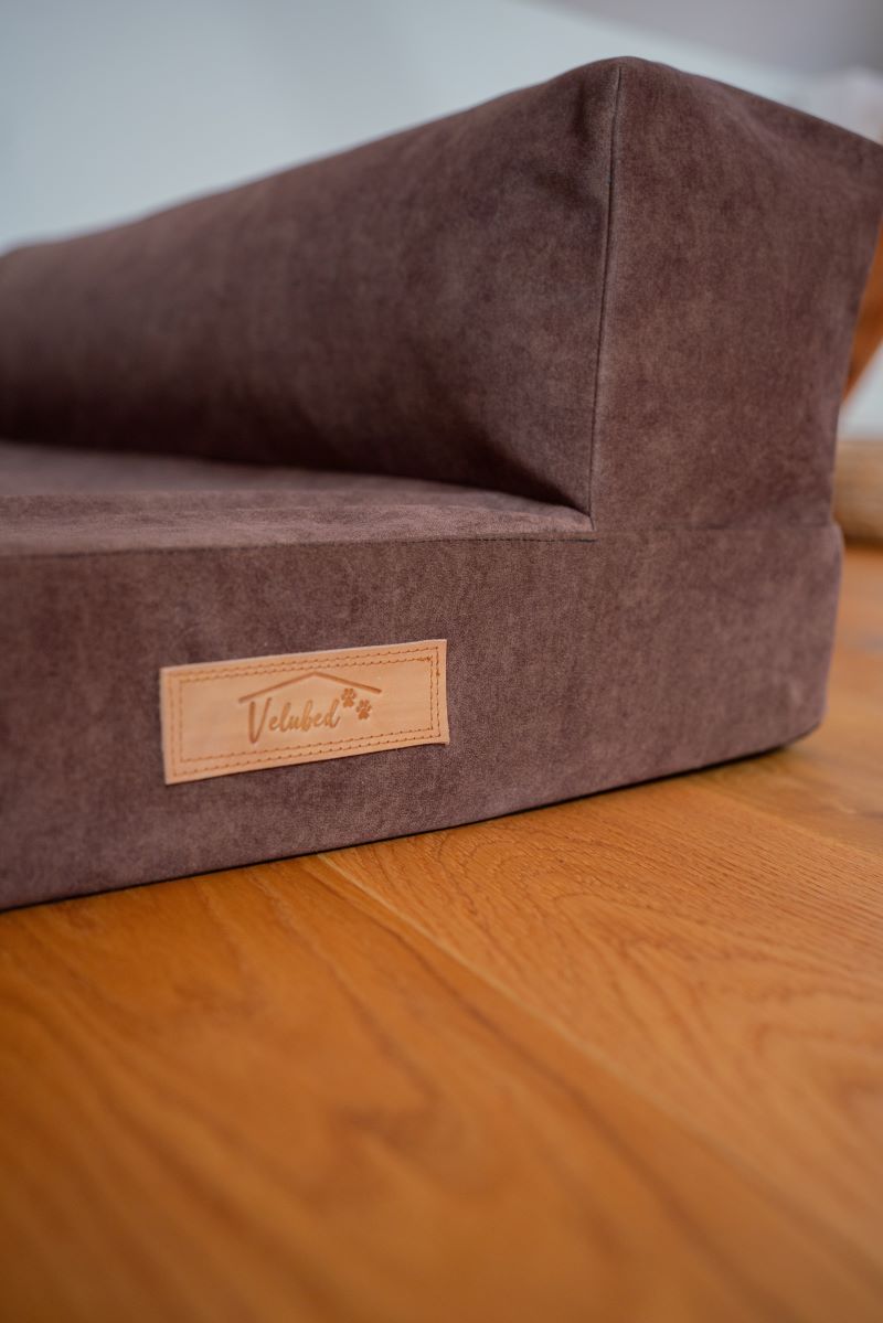 Pelíšek pro psy - tmavě hnědý